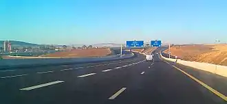 Autoroute algérienne A3 aux environs d'Oran.