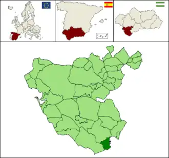 Localisation de Algésiras