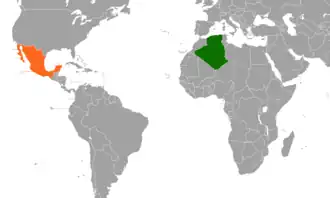 Mexique et Algérie
