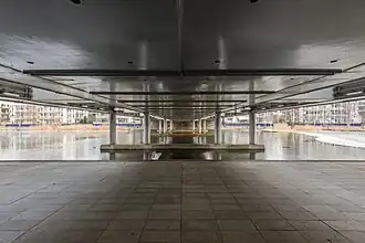 Le pont vu d'en dessous.