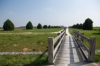 Allée royale de Sénart, à la limite est avec la Seine-et-Marne.