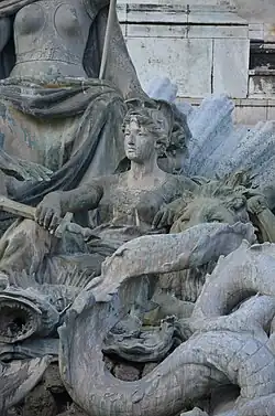 Allégorie de la sécurité Triomphe de la République.