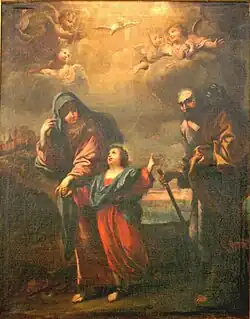 La Fuite en Égypte, Allauch, église Saint-Sébastien.