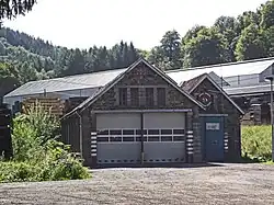 La petite caserne des pompiers volontaires de Vresse-sur-Semois, dans la province de Namur.