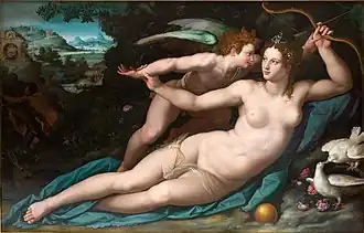 Alessandro Allori, Vénus et Cupidon.