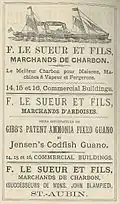 Annonce paru en 1891