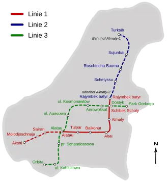 Image illustrative de l’article Métro d'Almaty