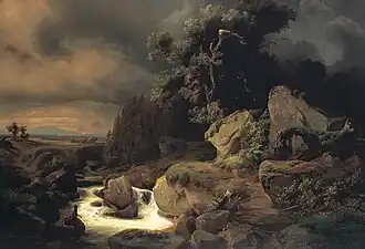 Paysage avant la tempête