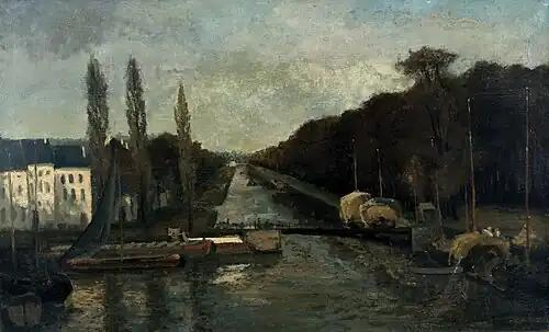 La Porte du Rivage à Bruxellesv. 1877Musée des Beaux-Arts de Gand