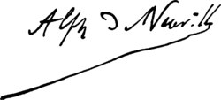 signature d'Alphonse de Neuville