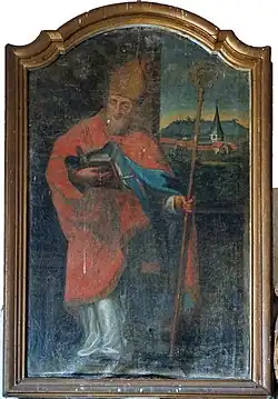 Tableau de saint Alpin.