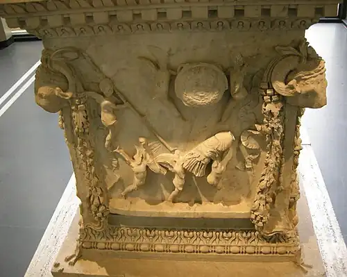 Côté, Amours et armes de Mars.