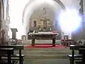 Autel de l'église de Santa María a Real.