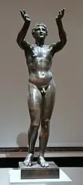 Jeune garçon. Bronze original, H. 128&nbsp;cm. Rhodes, 300 avant notre ère, école de Lysippe.