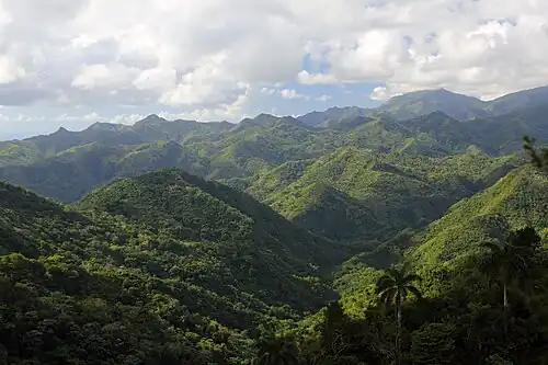 Panorama depuis le mont Cotilla
