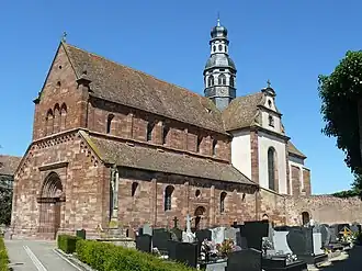 Ancienne église abbatiale Saint-Cyriaque d'Altorf.