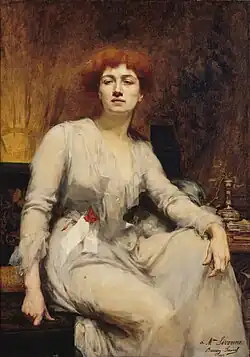 1893 Portrait de Séverine, Paris, Musée Carnavalet.