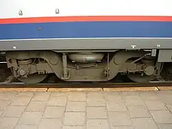 Bogie Fiat sur une remorque