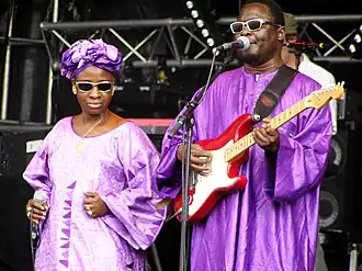 Le duo musical Amadou et Mariam.