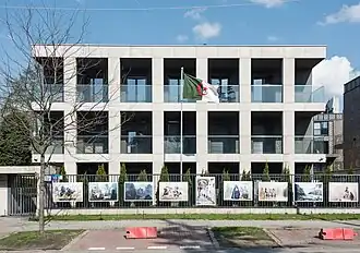 Vue de la mission diplomatique