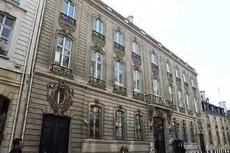 Vue de la mission diplomatique