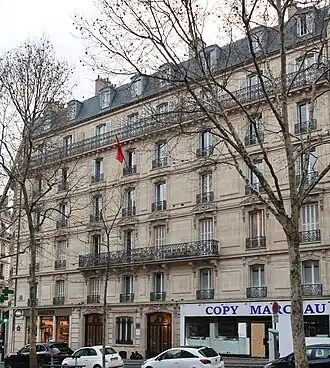 Vue de la mission diplomatique