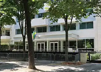 Vue de la mission diplomatique