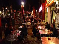 Ambiance nocturne pendant le Festival