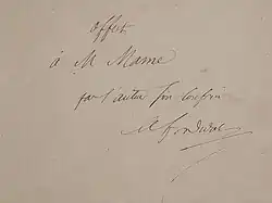 signature d'Ambroise Firmin Didot
