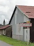 Entrée d'Amenoncourt.