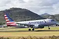 Un Airbus 319 d'American Airlines vient de décoller de l'Aéroport international d'Hewanorra