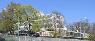 Vue de la mission diplomatique