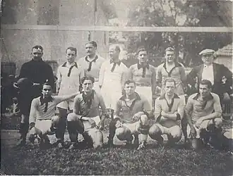 Photo d'une équipe de football