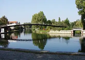 La passerelle Samarobriva à Amiens.