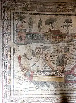 Atrium des Amours pêcheurs.