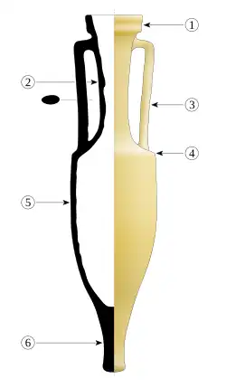 Haute amphore du type Dressel.