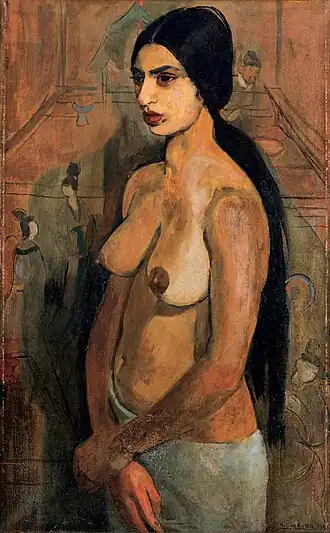 Autoportrait en Tahitienne, 1934, New Delhi, Kiran Nadar Museum of Art.