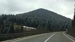 La Route Magistrale 23 près de Amzići (Nova Varoš)