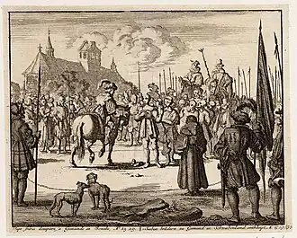 Décapitation de 7 frères (Martyrs Mirror, 1685).