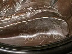 signature de Louis-Ernest Barrias