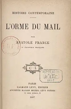 Image illustrative de l’article L'Orme du mail