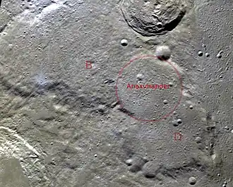 Image illustrative de l'article Anaximandre (cratère)