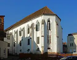 Chevet de la chapelle Saint-Quirin (XIIIe&nbsp;siècle et XVIIIe&nbsp;siècle)