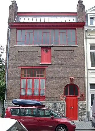 Maison-atelier du peintre Émile Fabry à Woluwe-Saint-Pierre (Bruxelles).