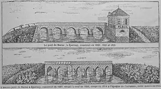 les ponts avant et après 1820.