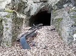 Ancien mine de fer, sous le Pic de la Pena.