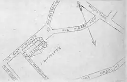 Emplacement de l'église.