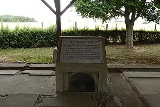 Point de départ du tunnel d'évasion.