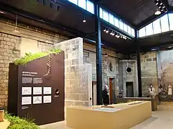 Cour intérieure, aujourd'hui couverte.