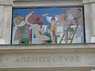 Panneau en céramique Architecture.